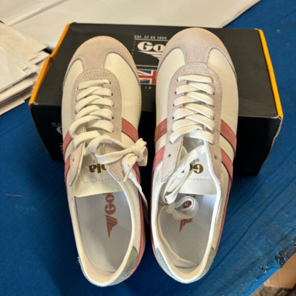 Gola Womens Bullet Pure White Shoes (NWT) - Picture 5 of 9